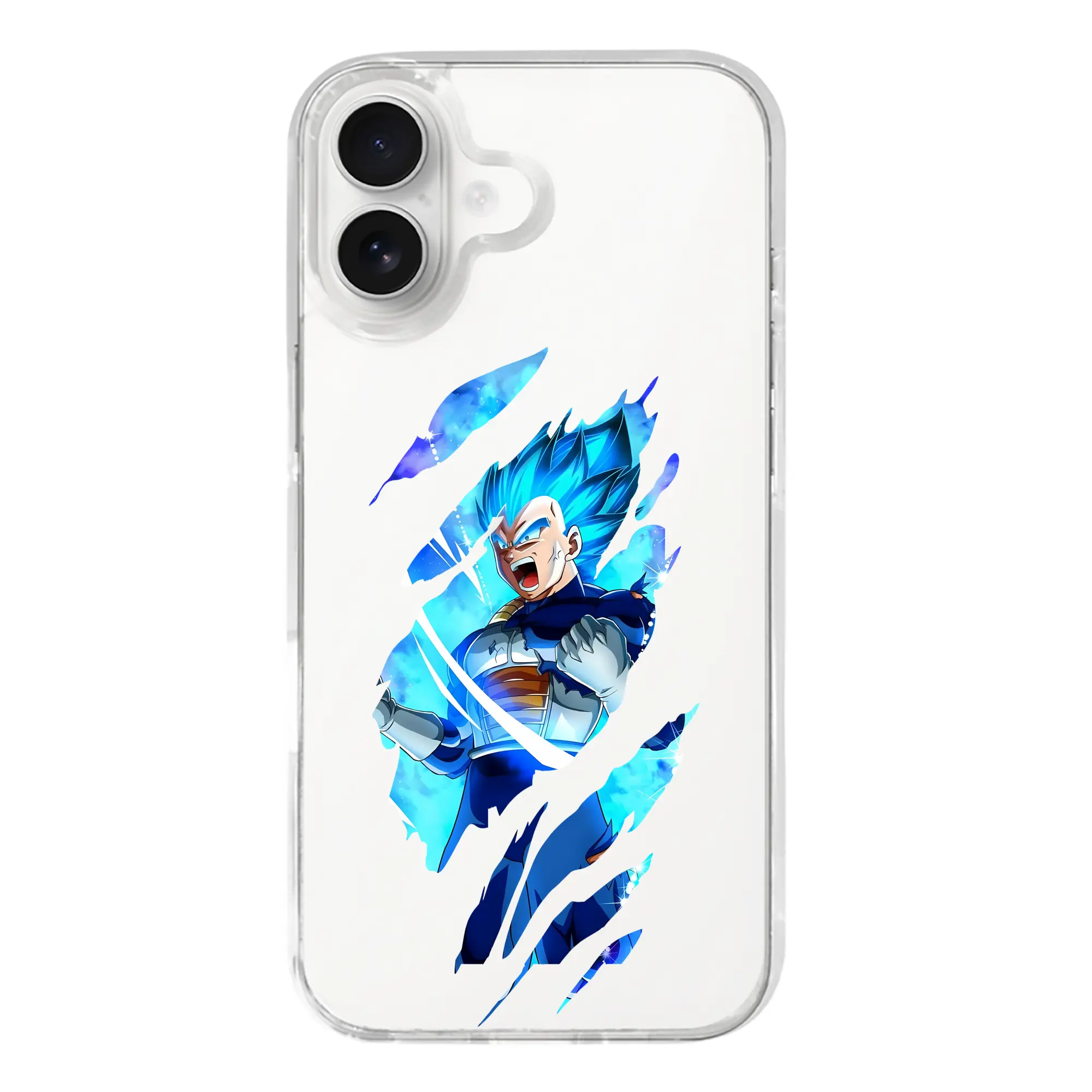 ドラゴンボール グッズ ベジータ - iPhone 17シリーズ 透明スマホケース – 薄型・耐衝撃・精密フィット保護カバー